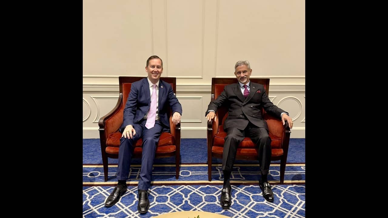 EAM Jaishankar meets US envoy Sergio Gor on the sidelines of UNGA, following talks with Secretary Rubio