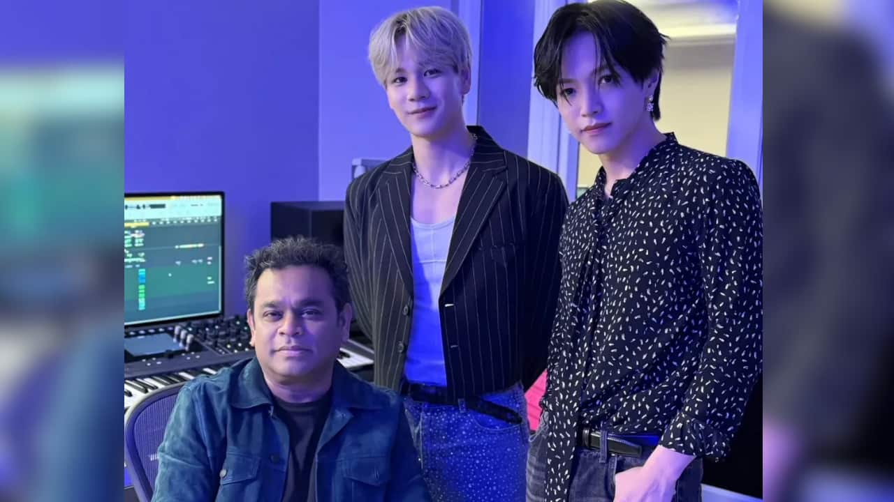A.R. Rahman meets JO1’s Mame and Shosei in Mumbai studio, sparks collaboration buzz