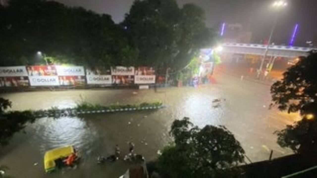 The city has been lashed by heavy rains just days ahead of its grand Durga Puja celebrations. Most of Kolkata’s elaborate puja pandals, which attract visitors from around the world, are nearly complete, and organisers now face the challenge of protecting months of hard work from the downpour. (Photo: X)