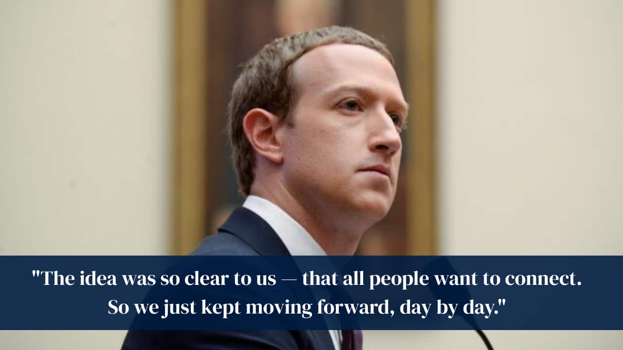 &quot;The idea was so clear to us — that all people want to connect. So we just kept moving forward, day by day.&quot;