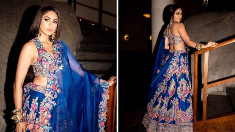 Navratri 2025 Day 3 colour blue saree and suit looks (Image: Instagram)