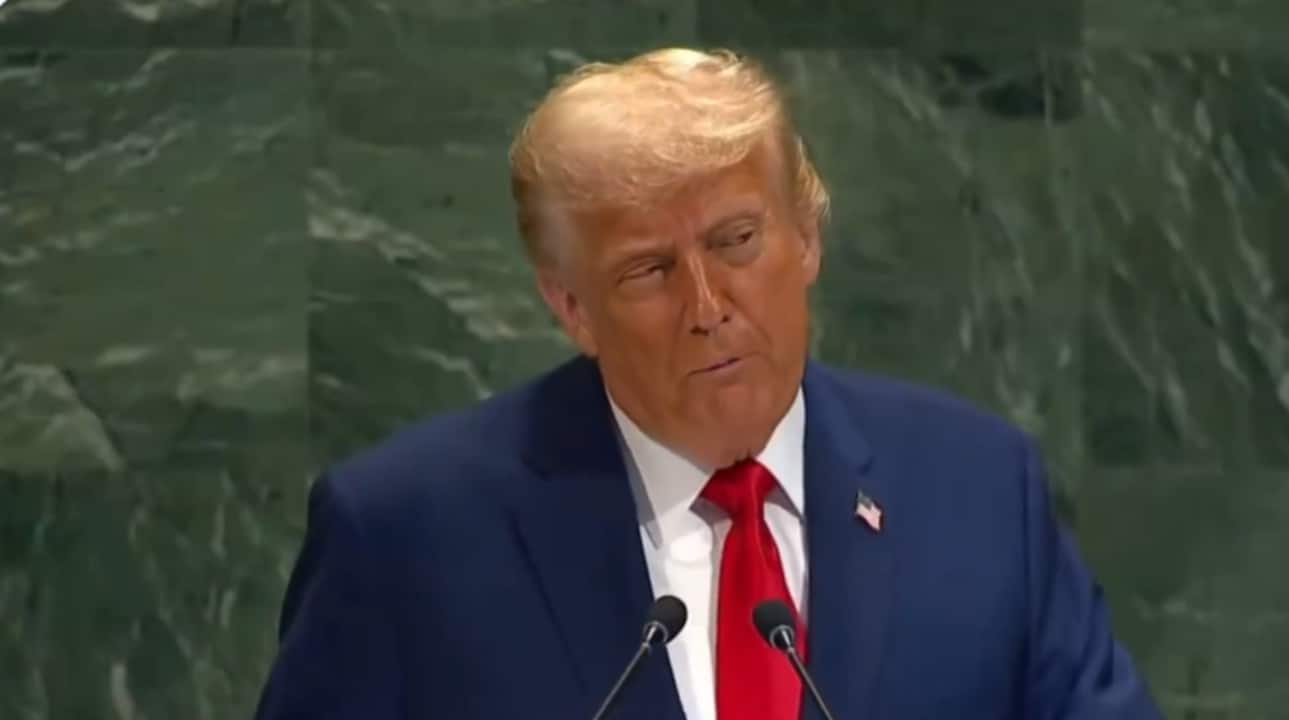At first UNGA address since 2020, US Prez Trump jokes about teleprompter glitch, questions body's purpose