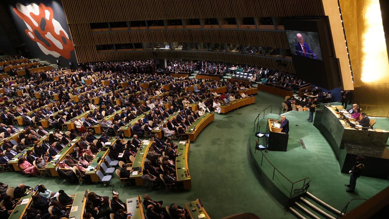 Trump’s amped up second term on full display in fiery UN speech