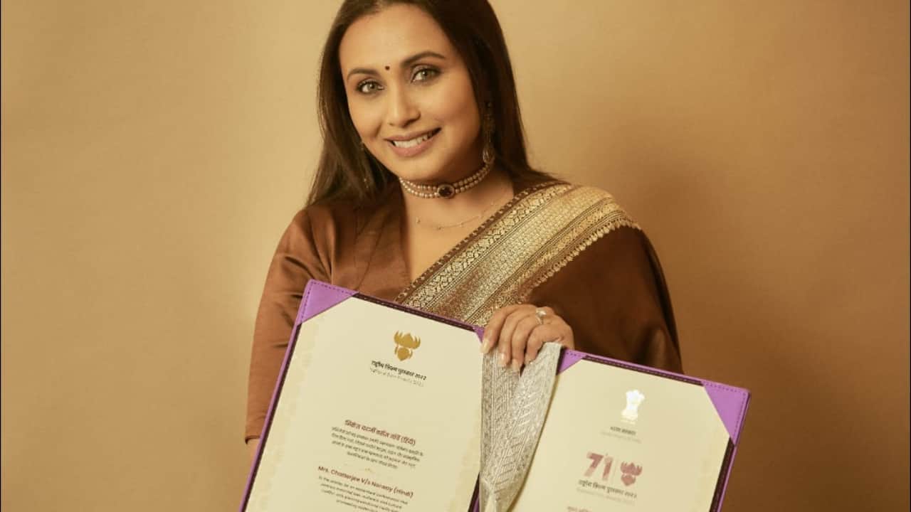 Rani Mukerji dedicates National Award to her late father, writes: "he always dreamt of this moment'
