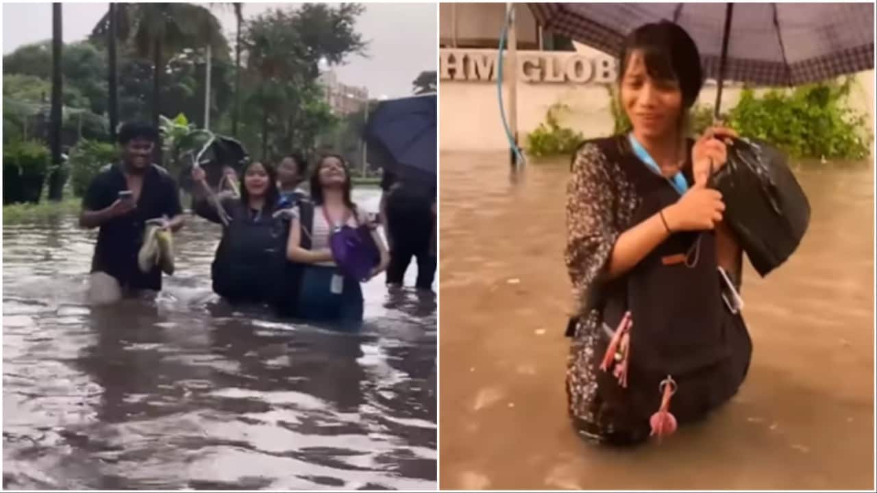 ‘Corporate mazdoor’: Kolkata techies wade through waist-deep water, ride in trucks after work