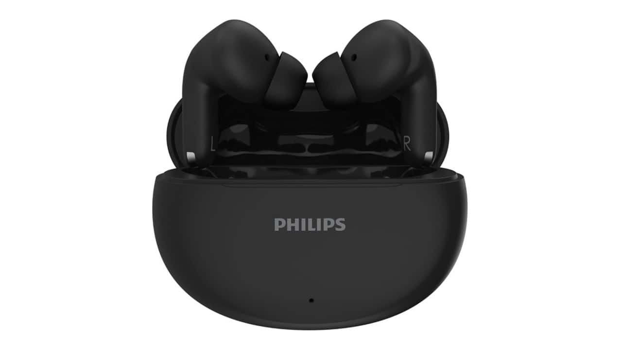 Philips TAX4910 party speaker  The Philips TAX4910 party speaker delivers 120W of powerful sound through its dual 6.5-inch woofers, which offer deep bass. It comes with a wireless remote to control echo, treble, bass, and voice effects. Further, the speaker has RGB party lights with an LED display and supports Bluetooth 5.3, USB, SD card, and AUX input. Its 6000mAh battery can deliver up to 10 hours of playback, and it can be purchased for Rs 19,999.