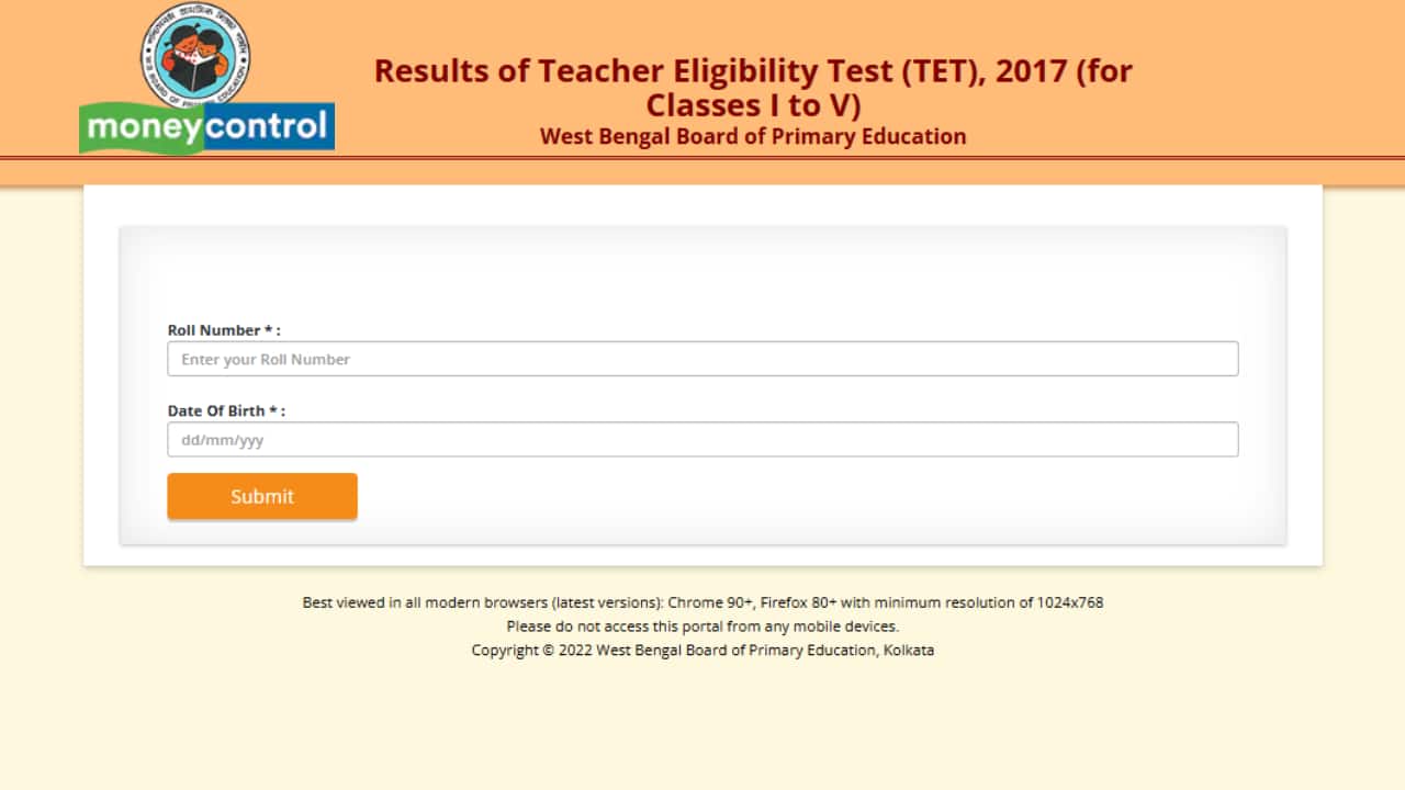 WBBPE TET Result Released at wbbeprimary.org; Direct link here