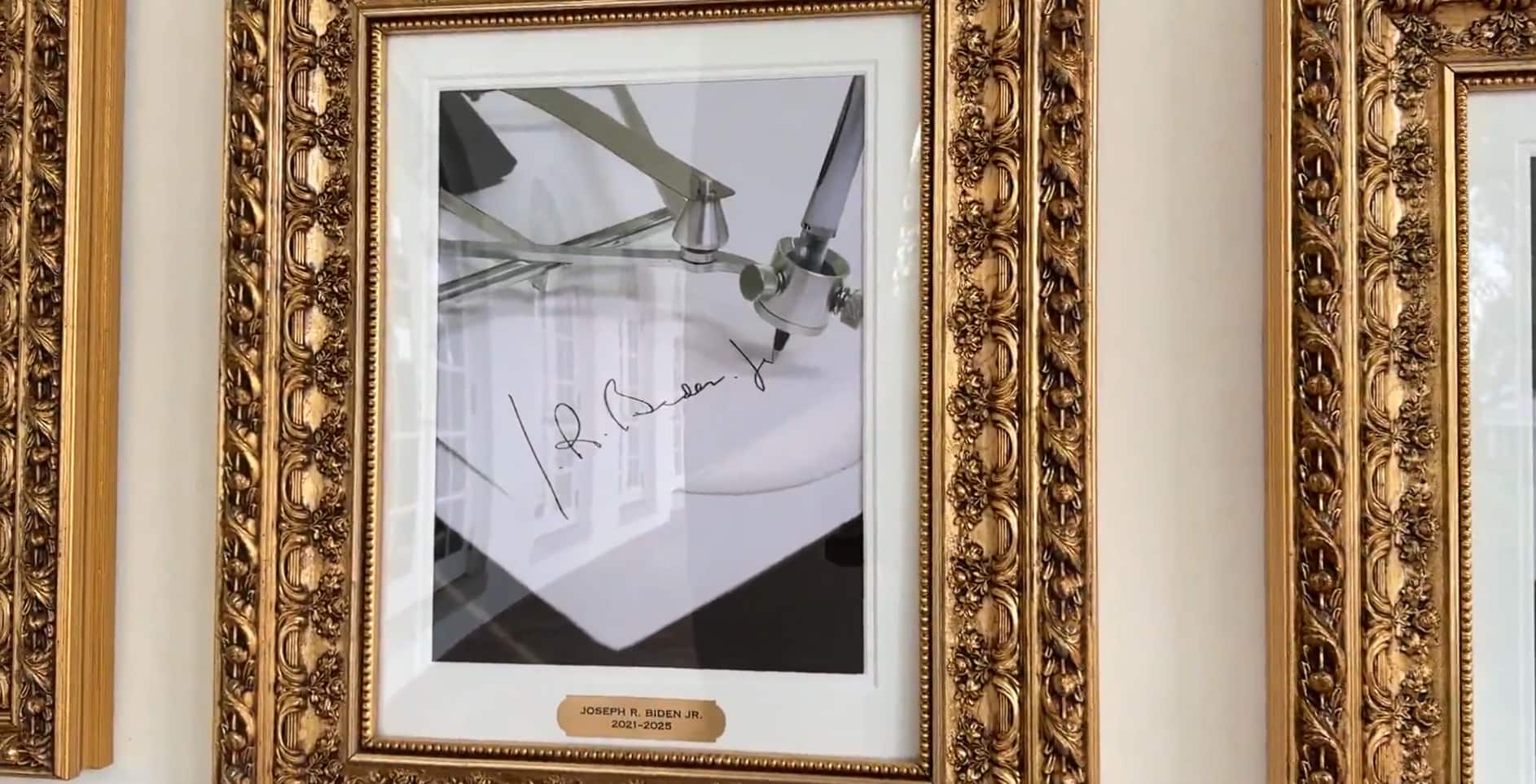 White House unveils 'Presidential walk of fame' featuring autopen for Biden | Watch