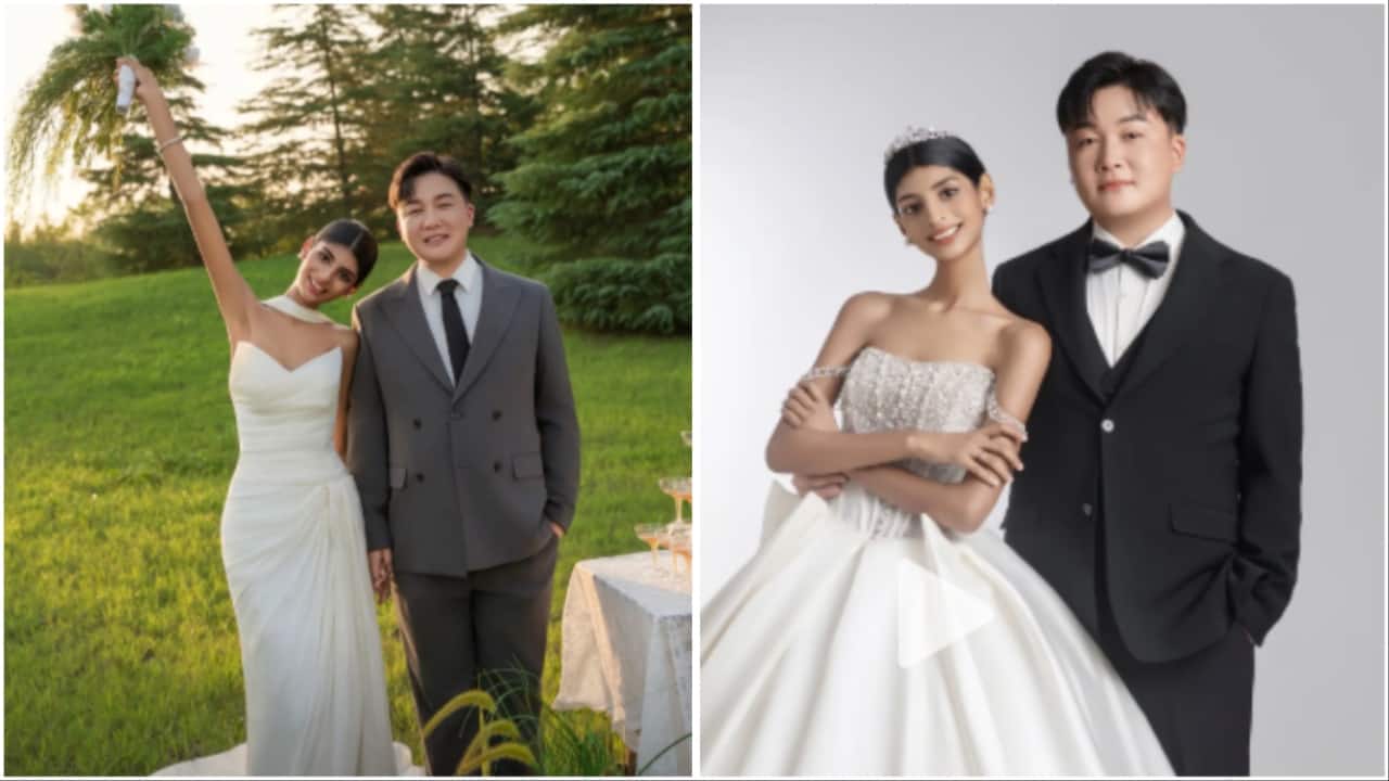 The couple got married on September 17. (Image credit: Fan Zihe/Douyin)