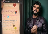 Airline staff praises Arjun Kapoor for the old 'AIB Roast' with a handwritten note, actor reacts
