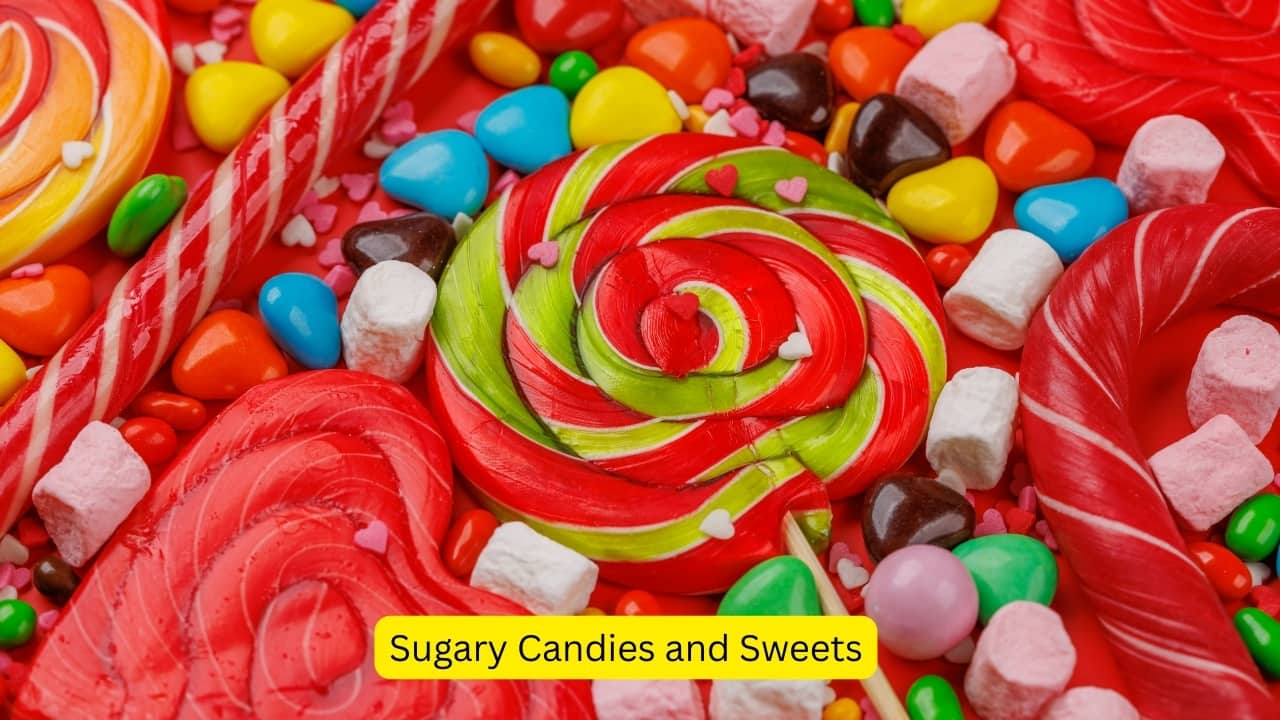 Sugary Candies and Sweets Chewy, sticky candies like caramels and gummies cling tightly to teeth and linger long after you are done eating. The sugar feeds oral bacteria, which then produce enamel-damaging acids. Over time, this increases your risk of tooth decay. You can instead eat fresh fruits such as apples, pears, or berries. They’re naturally sweet, high in fibre, and stimulate saliva flow, which helps wash away harmful bacteria. (Image: Canva)