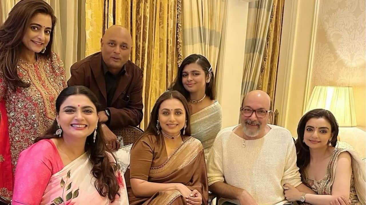 Rani Mukerji's brother, sister-in-law and niece Myeisha celebrate her National Awards win, share sweet pics