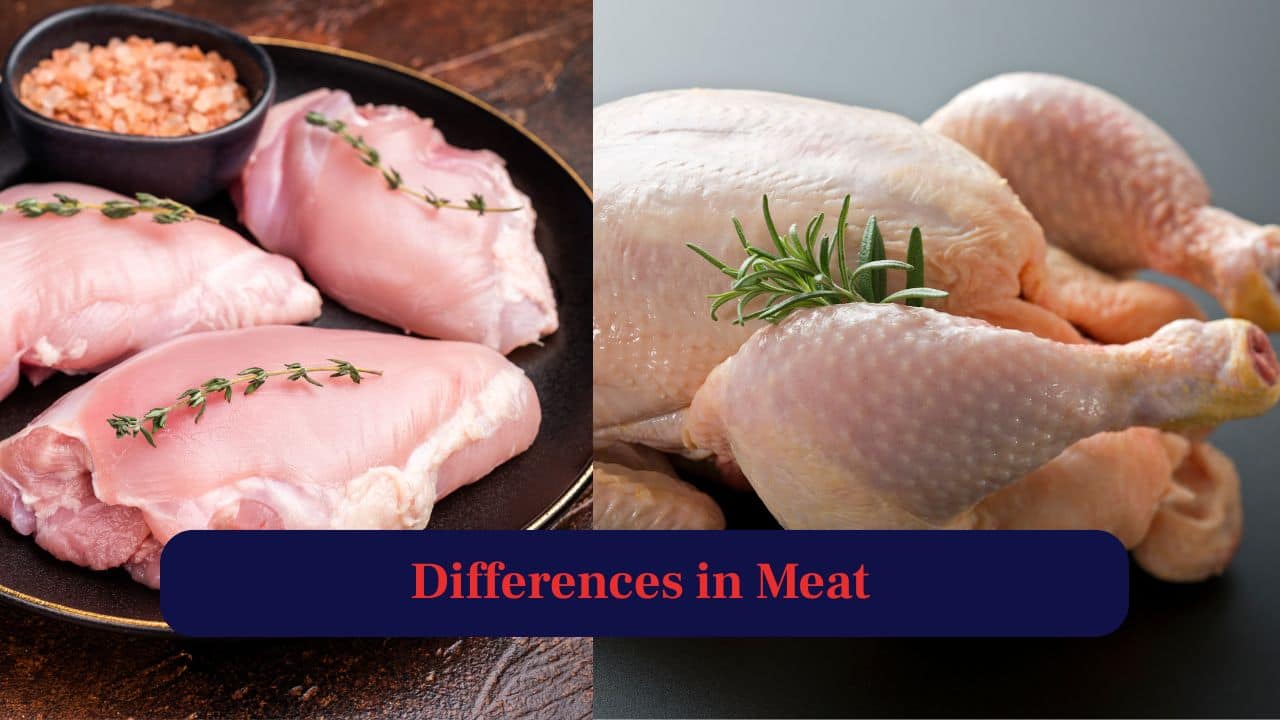 9. Differences in Meat: Hen meat is firm and flavorful, best for slow cooking. The rooster meat is tougher and rich in taste. (Image: Canva)