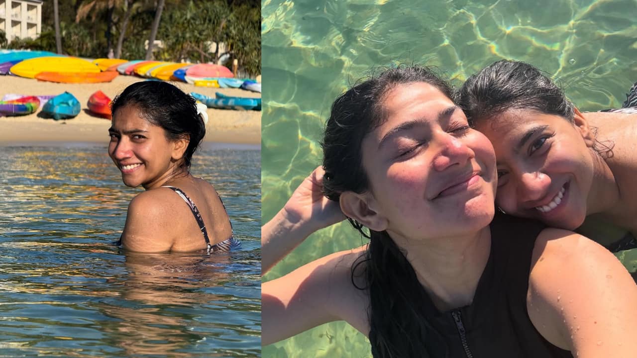 Sai Pallavi unwinds on a beach holiday with sister Pooja