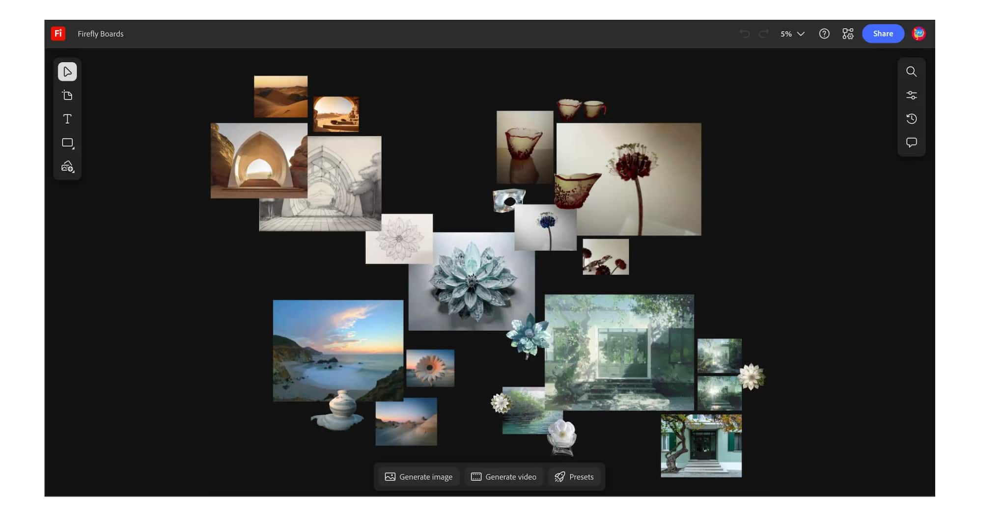  Global rollout of Firefly Boards  Adobe has launched Firefly Boards worldwide, expanding beyond beta to give creators a unified AI-first space for brainstorming, ideation, and collaboration. The tool integrates Adobe Firefly models with partner models like Google, Runway, Luma AI, Pika, and Moonvalley.