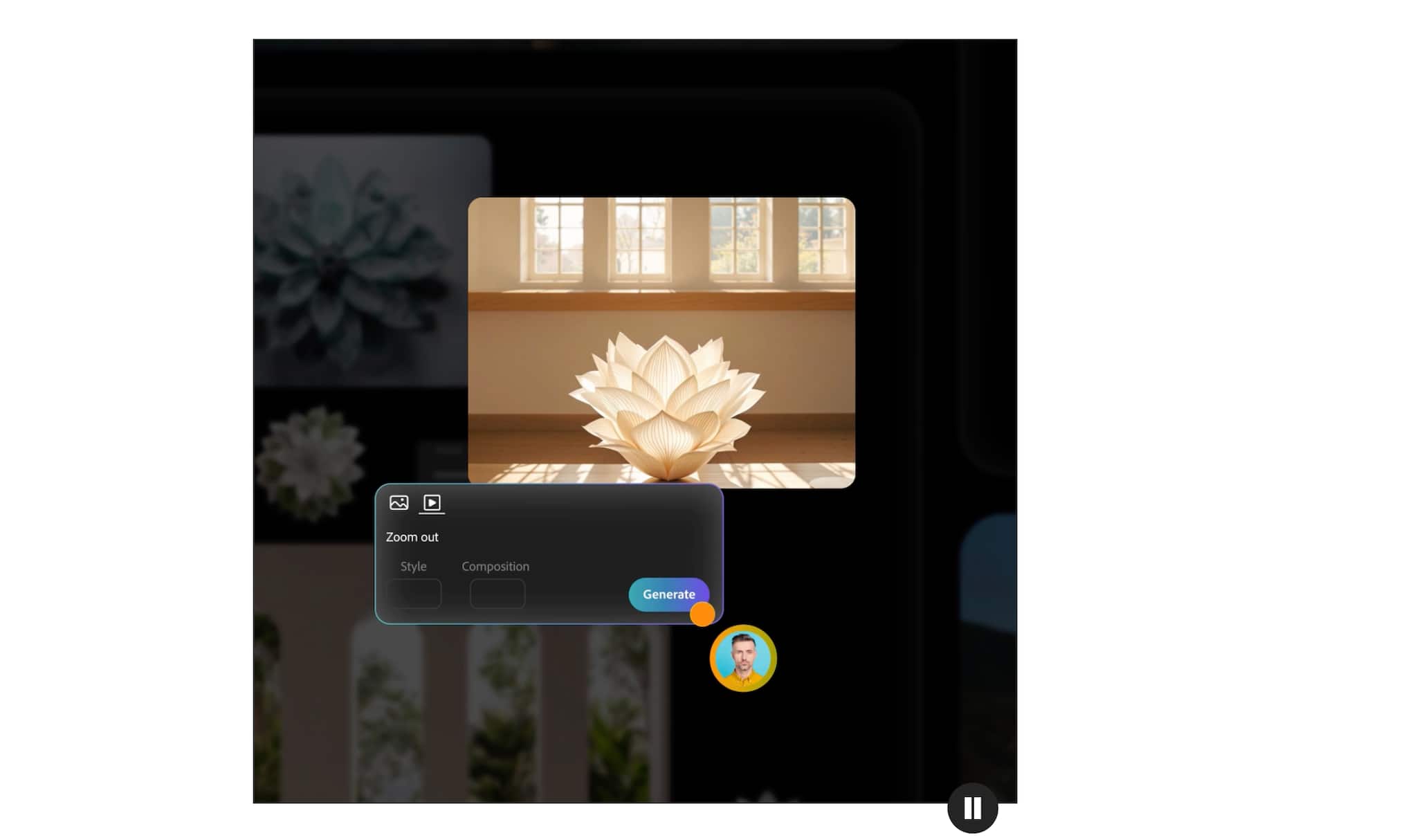 Fresh AI-powered features  Firefly Boards now includes three new features: •	Presets: One-click style options like Product, Character, Virtual Try On, and Electric Party. 	•	Generative Text Edit (beta): Update or swap text directly in visuals. 	•	Describe Image: Generate prompts by analyzing existing images for easy iteration.