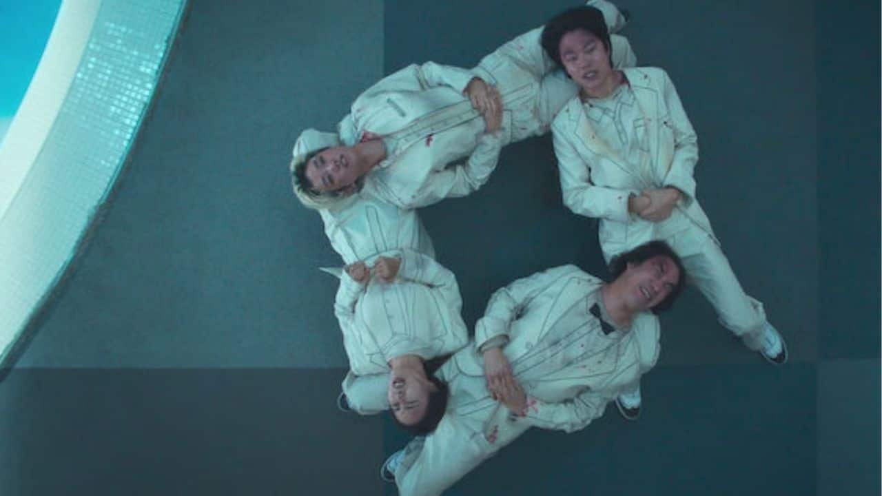 The 8 Show (Korean, Netflix) Eight people stranded in a high-rise are made to take part in an odd reality show in exchange for cash; the longer they stay, the more they get paid. However, it becomes a sinister social experiment due to psychological breakdowns, mind games, and isolation. The 8 Show (Korean, Netflix) Eight people stranded in a high-rise are made to take part in an odd reality show in exchange for cash; the longer they stay, the more they get paid. However, it becomes a sinister social experiment due to psychological breakdowns, mind games, and isolation.