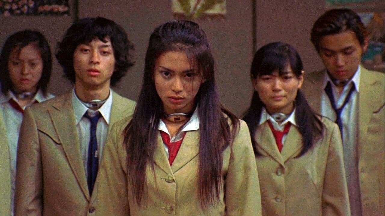 Battle Royale (Japanese Movie, Prime Video or rental) This cult classic greatly influenced the survival game genre, despite not being a television program. The government forces a class of students to fight to the death. Gritty, unvarnished, and eerie, it helped create shows like Alice in Borderland. Battle Royale (Japanese Movie, Prime Video or rental) This cult classic greatly influenced the survival game genre, despite not being a television program. The government forces a class of students to fight to the death. Gritty, unvarnished, and eerie, it helped create shows like Alice in Borderland.