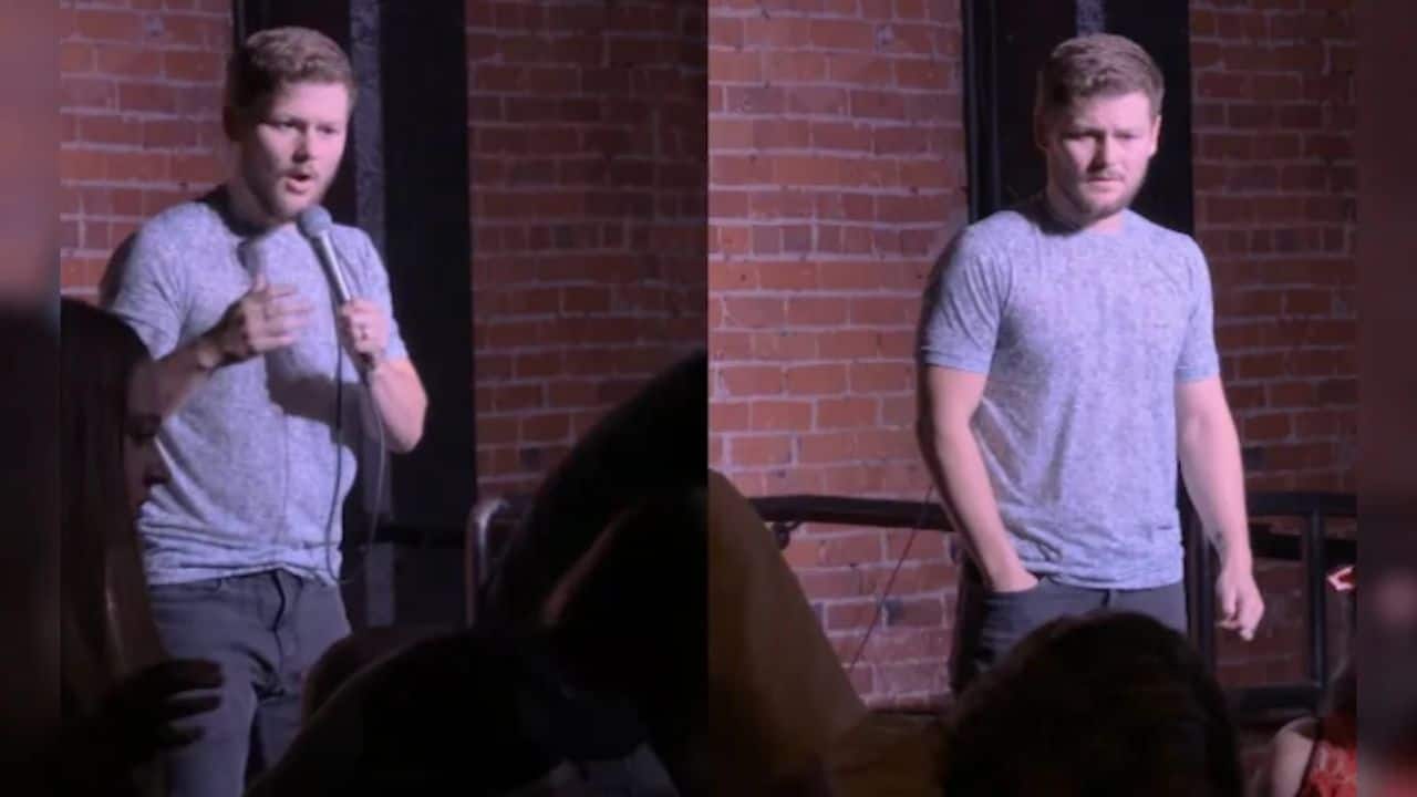 Watch Elderly man suffers cardiac arrest at Drew Lynch's comedy show