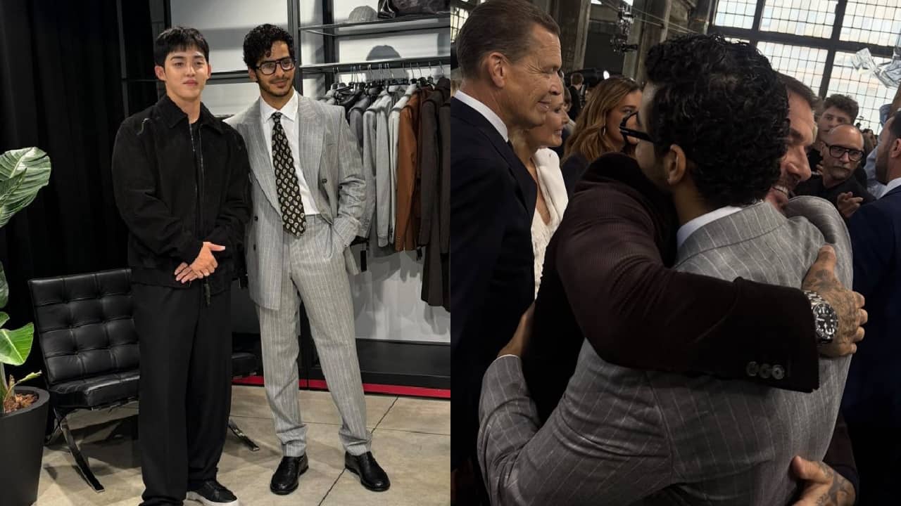 Ishaan Khatter joins David Beckham and SEVENTEEN’s S.Coups at Milan Fashion Week 2025: Fans call it an epic crossover