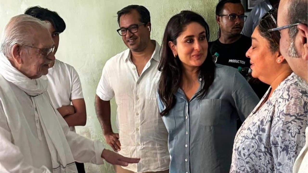 Kareena Kapoor begins shooting for Daayra, shares heartfelt moment with Gulzar saab: One for the books...