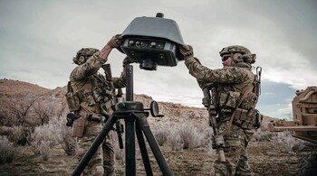 The stock has jumped 380% in 2025, outpacing regional peers on a Bloomberg gauge focused on defense firms. (Image: DroneShield)