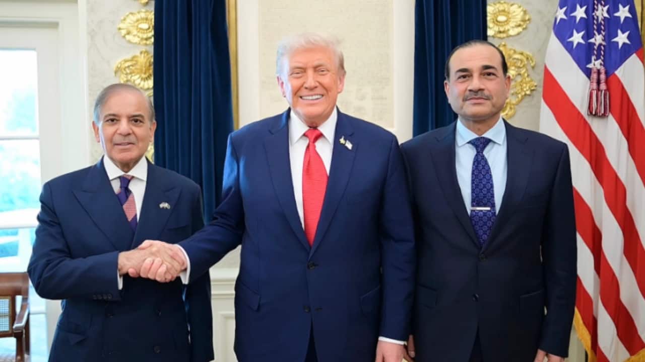 Truth behind Trump's fighter jet lapel pin during meeting with Pakistan PM, army chief