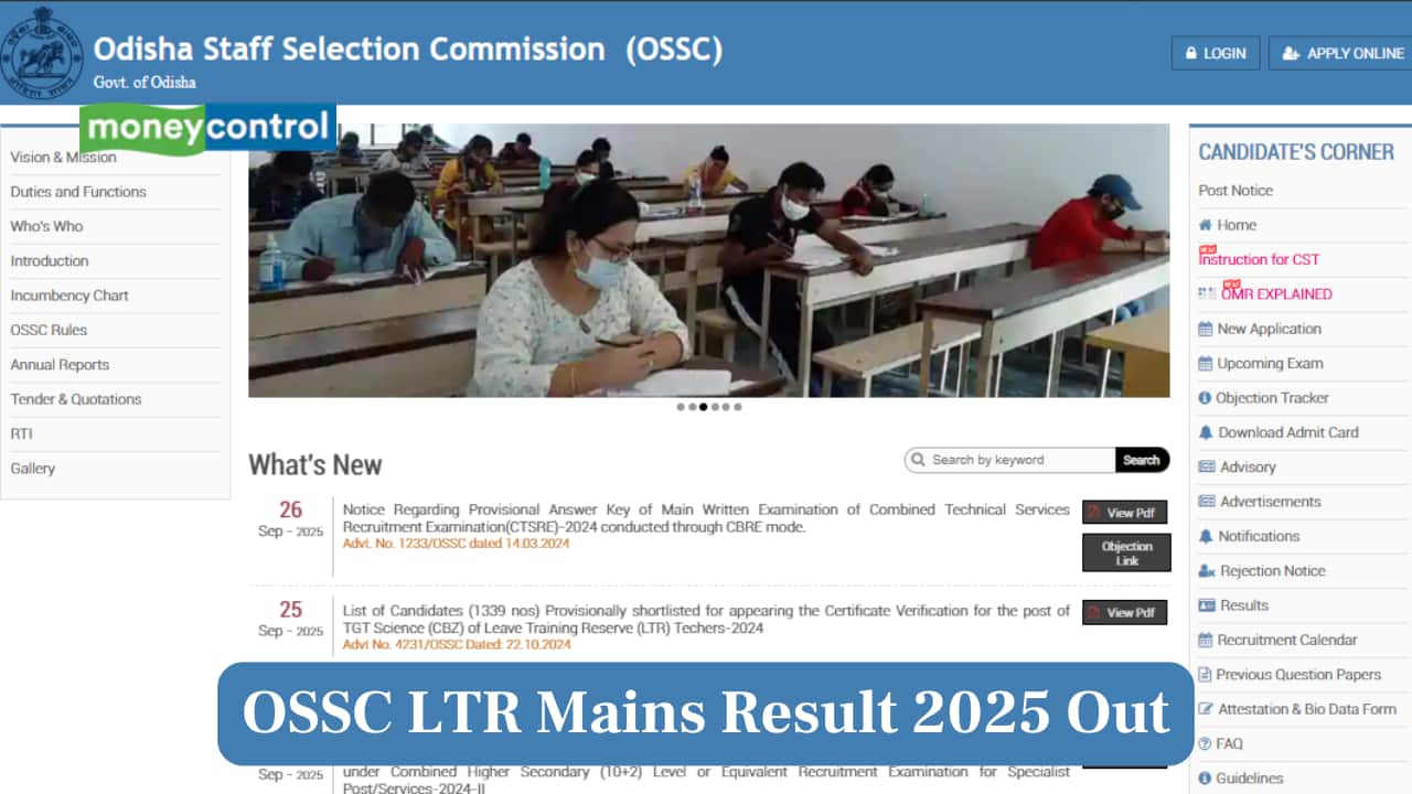 OSSC LTR Mains Result 2025 Out at ossc.gov.in; Check shortlisted candidates list here