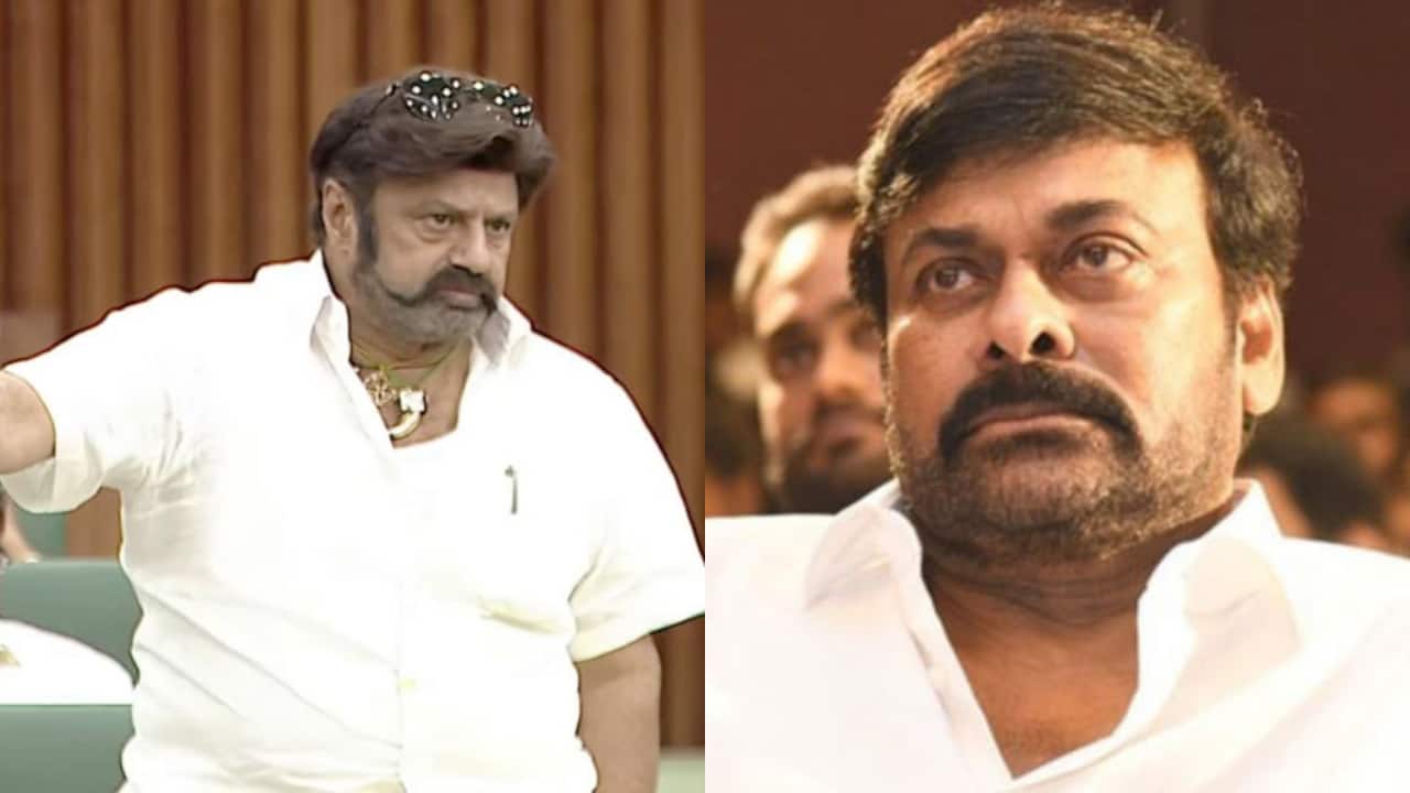 Balakrishna’s jibe at Chiranjeevi sparks row, Chiranjeevi hits back and says "his ticket hike move helped Veerasimha Reddy"