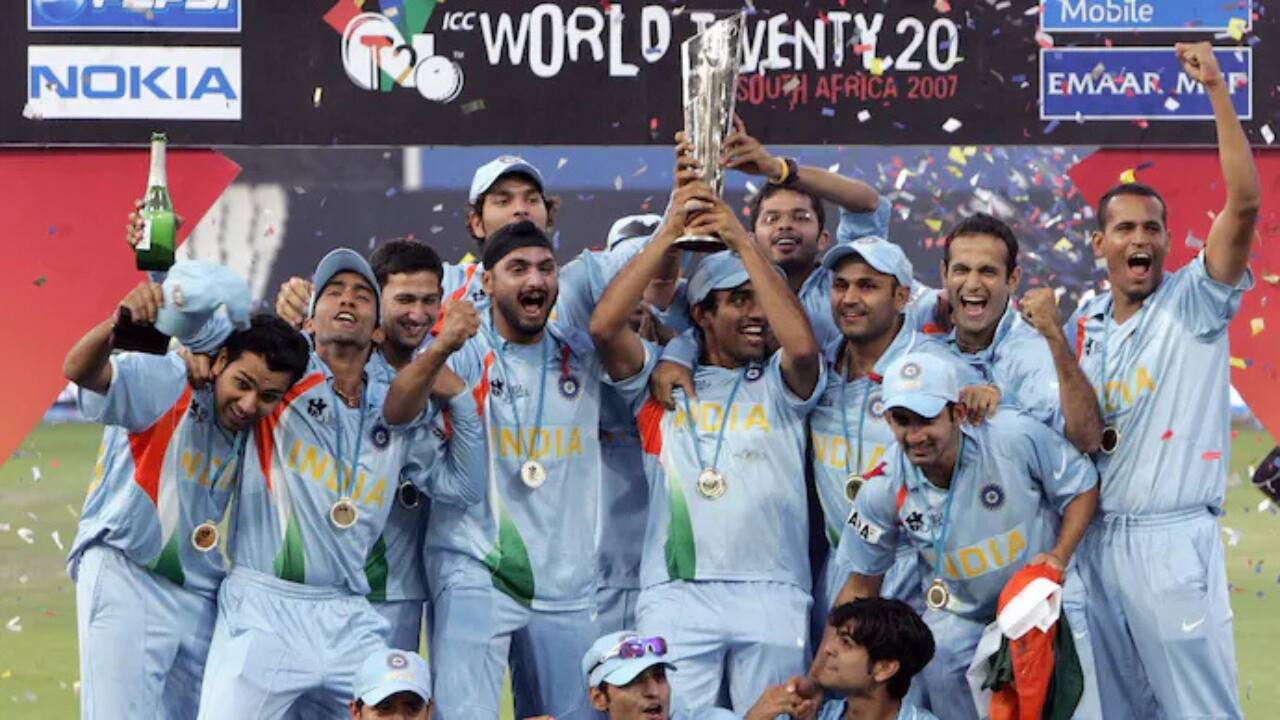 In 2007, the inaugural T20 World Cup, after a tough contest, India won the final by 5 runs on the last ball of the over. (Photo- AFP)