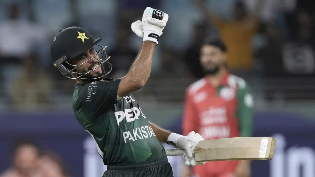 Pakistan vs Oman In their opening game, Pakistan faced Oman, and it was an easy win for Pakistan as they won the match by a huge margin of 93 runs. (AP Photo) Pakistan vs Oman In their opening game, Pakistan faced Oman, and it was an easy win for Pakistan as they won the match by a huge margin of 93 runs. (AP Photo)