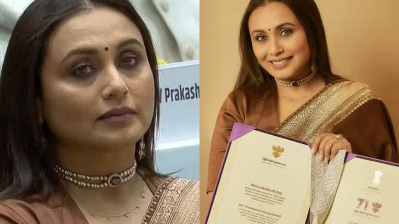 Rani Mukerji reveals why she wore daughter Adira’s initials at National Awards: 'She started howling when she couldn't come with me...'