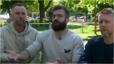 In a first, three men in a relationship adopt 3-year-old girl in Quebec