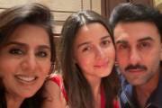 Neetu Kapoor wishes Ranbir Kapoor on his 43rd birthday with unseen selfie featuring Alia Bhatt: 'Blessed to have you&quot;