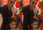 Shah Rukh Khan poses with 4-year-old Treesha Thosar at National Awards, wins hearts on social media: Watch