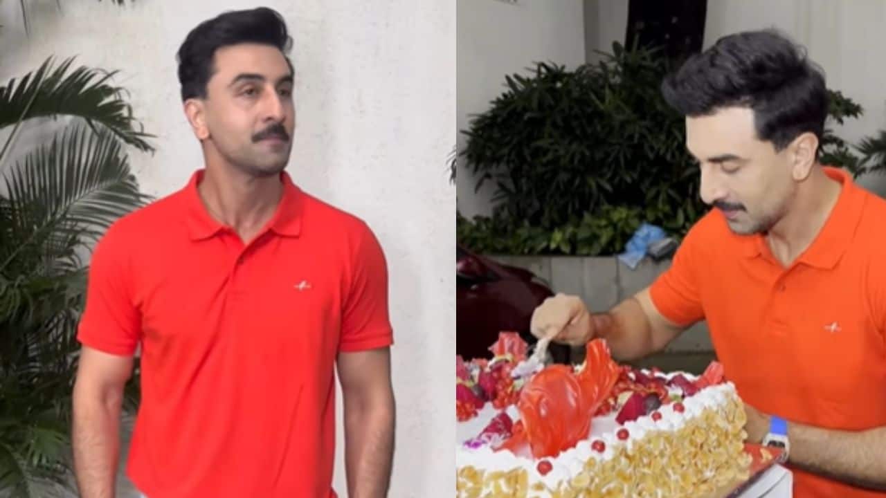Ranbir Kapoor celebrates 43rd birthday with paparazzi, cuts cake with them: Watch video