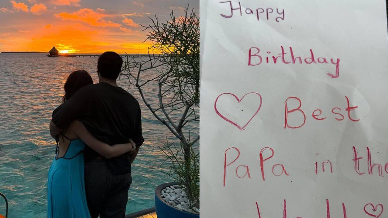 Alia Bhatt wishes her &quot;whole and soul&quot; Ranbir Kapoor on his 43rd birthday; daughter Raha makes adorable card: See pics