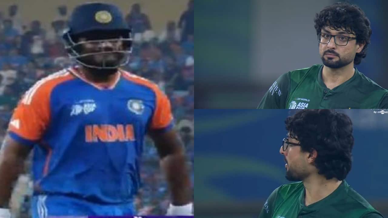 Abrar Ahmed does trademark celebration as Sanju Samson fails to capitalise on lifeline in Asia Cup final