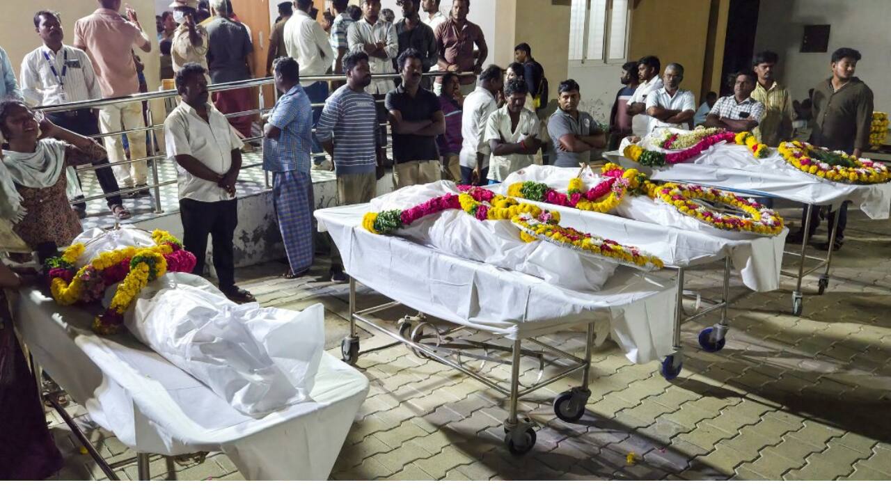 TVK Chief Vijay reacted to the Karur horror and said he was “heartbroken&quot; and in “unbearable pain&quot; following the stampede. “My heart is broken; I am in unbearable, indescribable pain and sorrow,&quot; he wrote on X. (Photo: X)