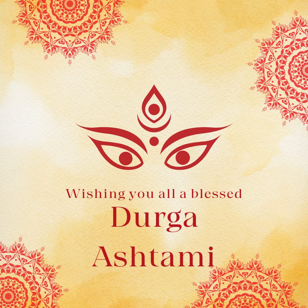 Happy Durga Ashtami images/picture (canva)