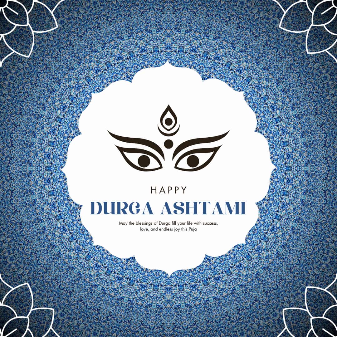 Happy Durga Ashtami images/picture (canva)
