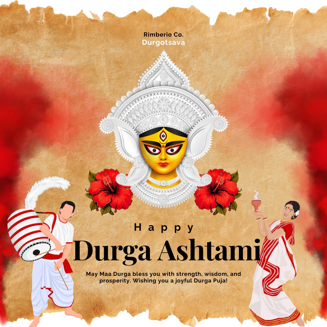 Happy Durga Ashtami images/picture (canva)