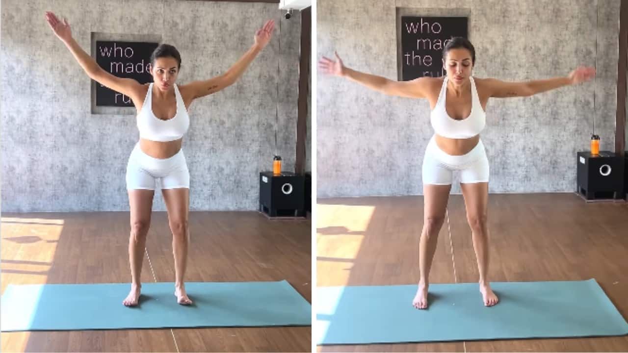 Malaika Arora shares 7 chinese movements to feel younger and lighter in just 2 minutes| Watch video