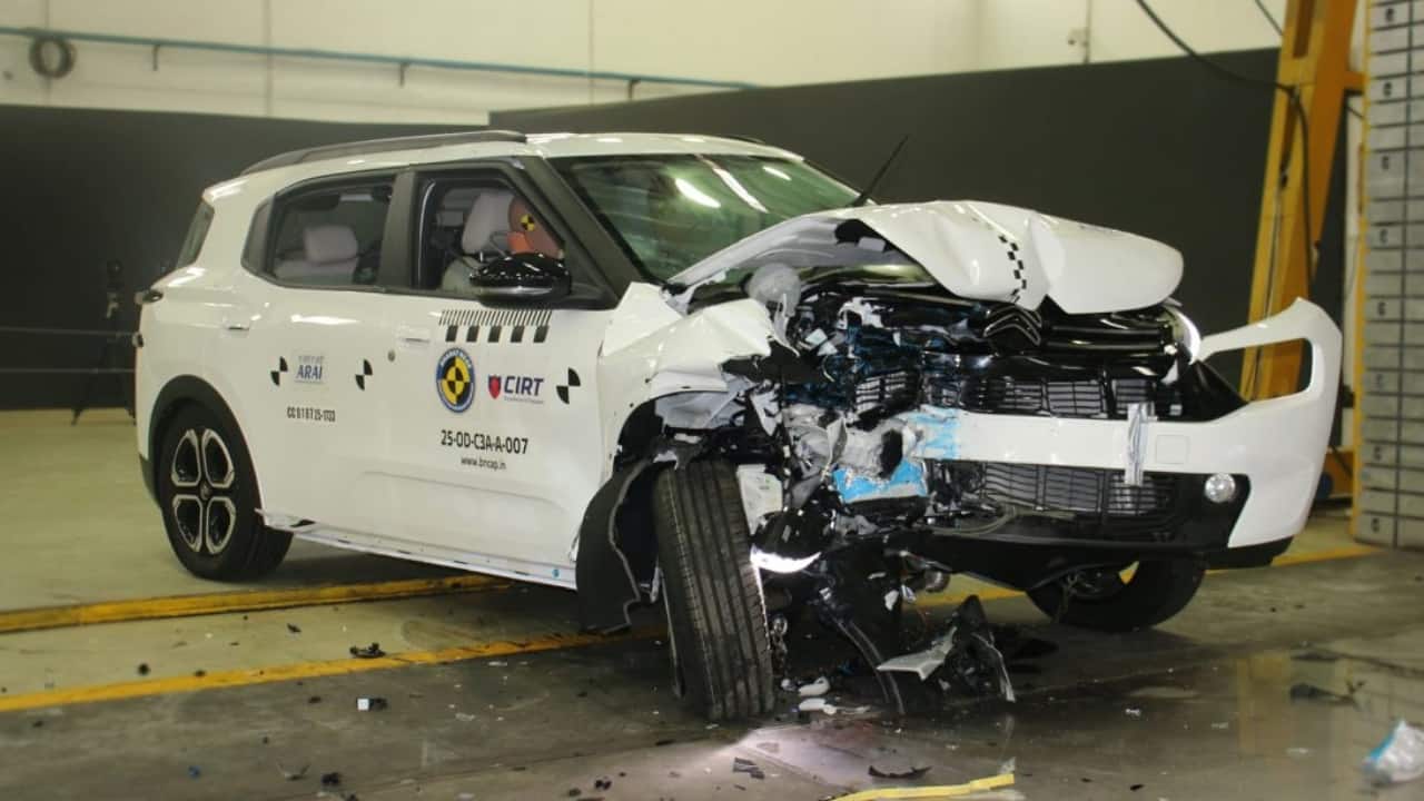 Citroen Aircross SUV gets 5-star Bharat NCAP safety rating