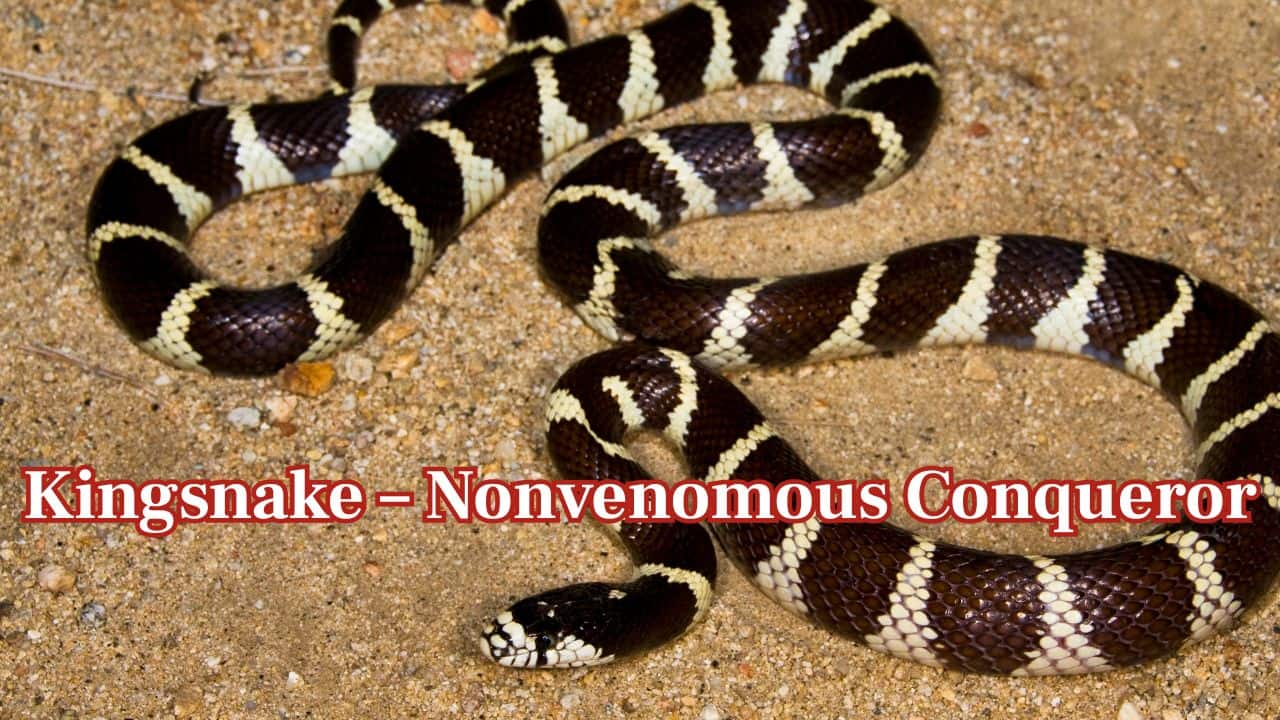 Kingsnake: Kingsnakes are venom-free but lethal to other snakes. They kill by constricting, even venomous snakes, and are resistant to a wide variety of venoms, providing them with an exclusive predator's edge. (Image: Canva)