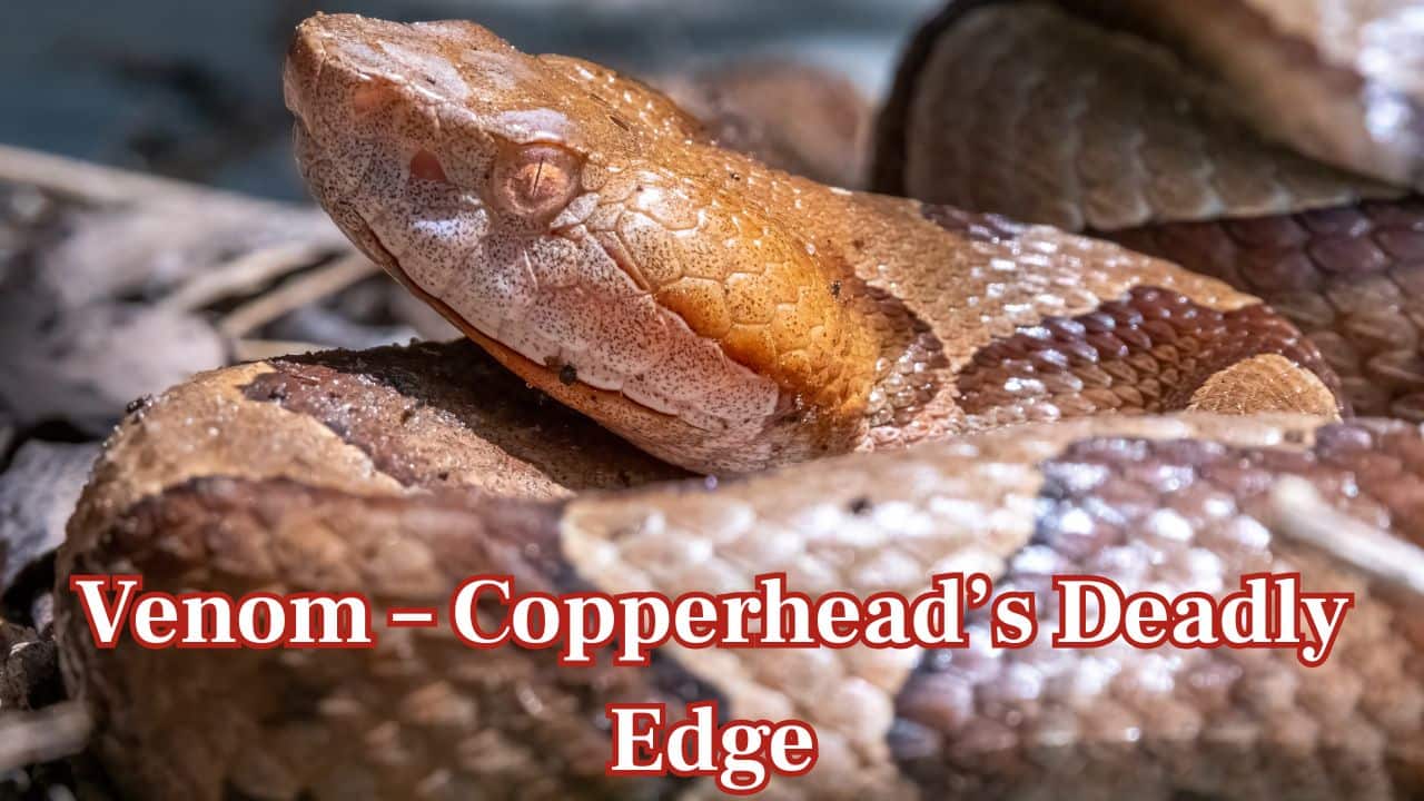 Venom: Copperhead venom is potent enough to paralyze prey, inducing pain and tissue destruction. Its bite deters predators but is generally non-fatal to human beings. (Image: Canva)