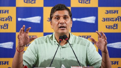 Delhi AAP chief Saurabh Bharadwaj 
