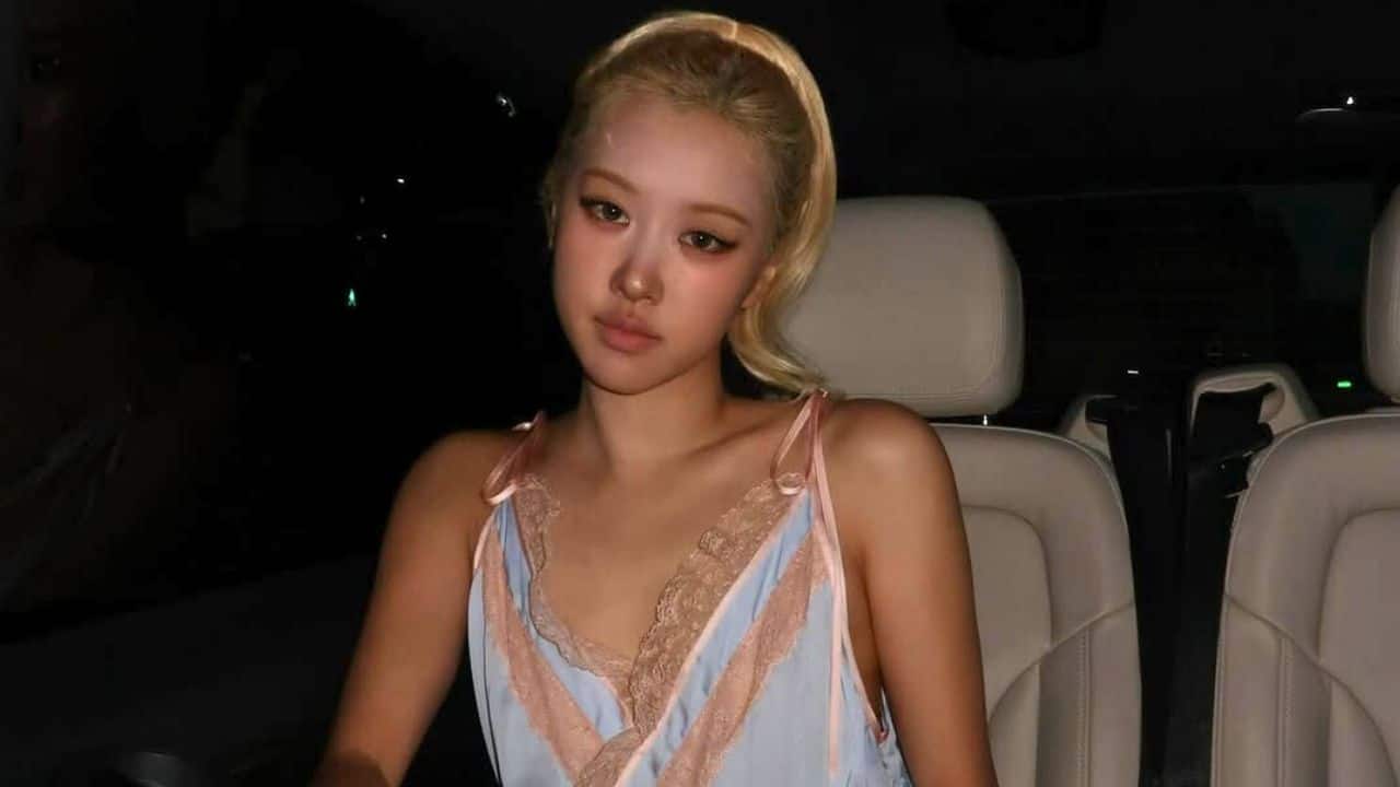 Blackpink’s Rosé stuns in lingerie-inspired look at Saint Laurent Spring 2026 show in Paris