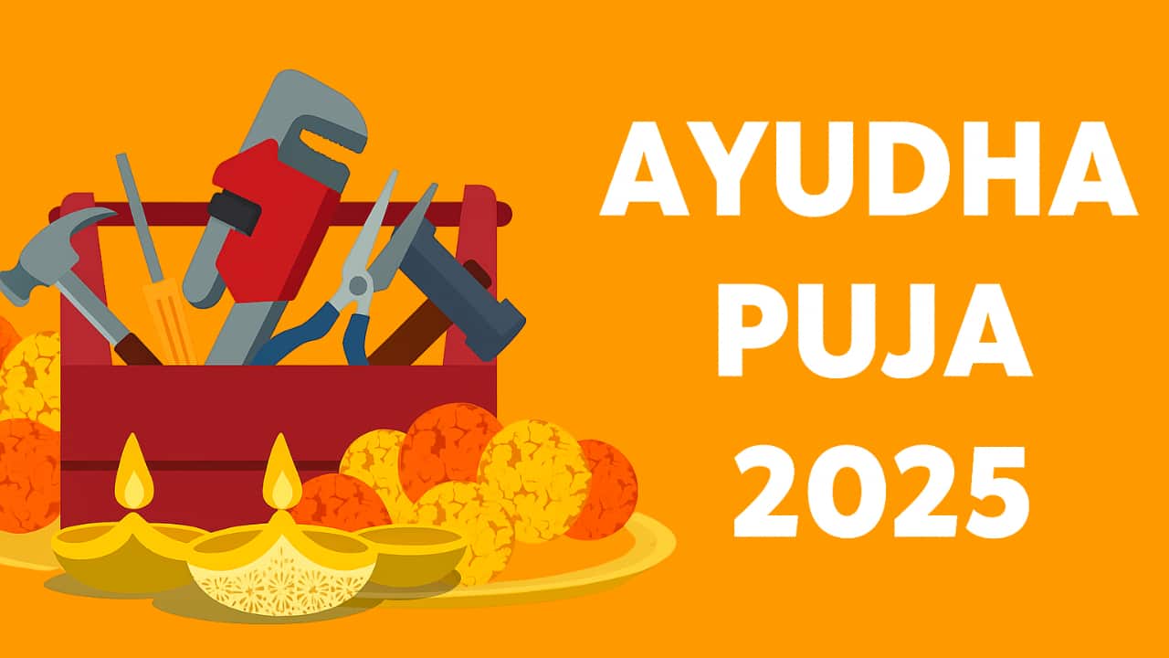 Ayudha Puja 2025 Date: Shastra Puja Muhurat, Rituals, History &amp; Spiritual Significance