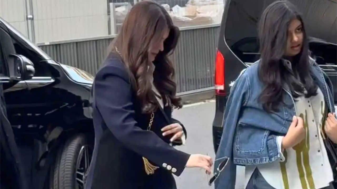 Mother-daughter moment Just ahead of the fashion ceremony, Aishwarya was spotted with her constant travel partner, her daughter Aaradhya. The mother-daughter duo dished out boss lady energy. Additionally, the actress was also spotted consoling her emotional fan.